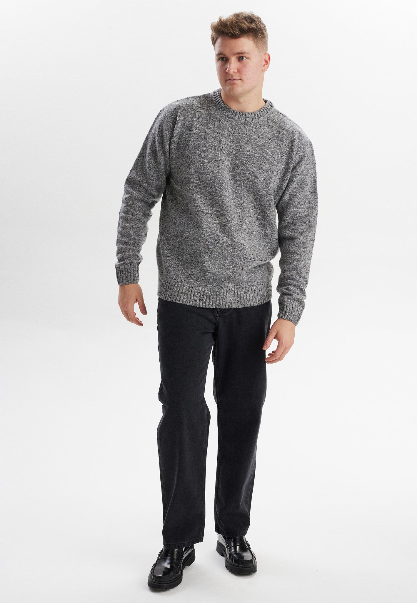 DXNMXRK. DXFolkvar Knitwear Grey