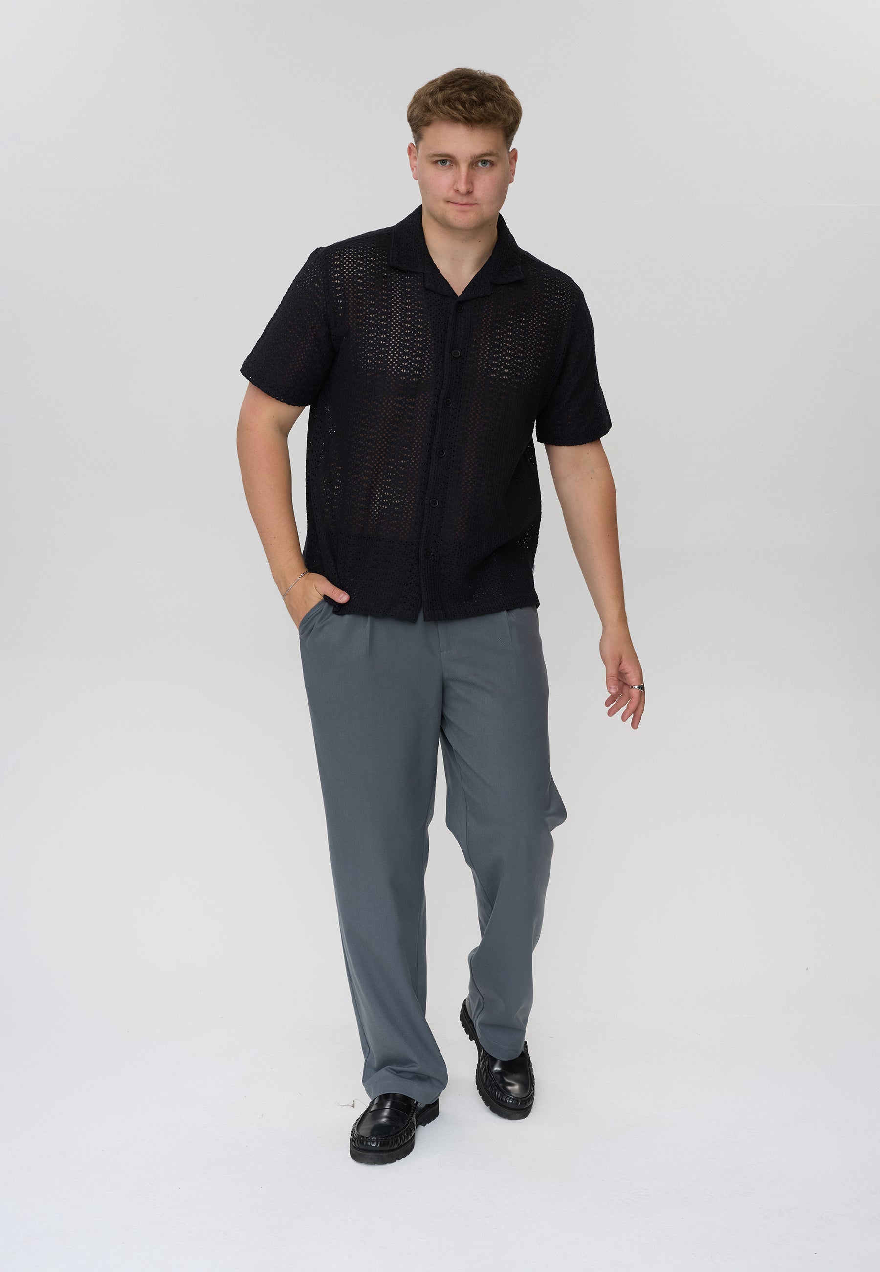 DXNMXRK. DXGalal Shirt Black