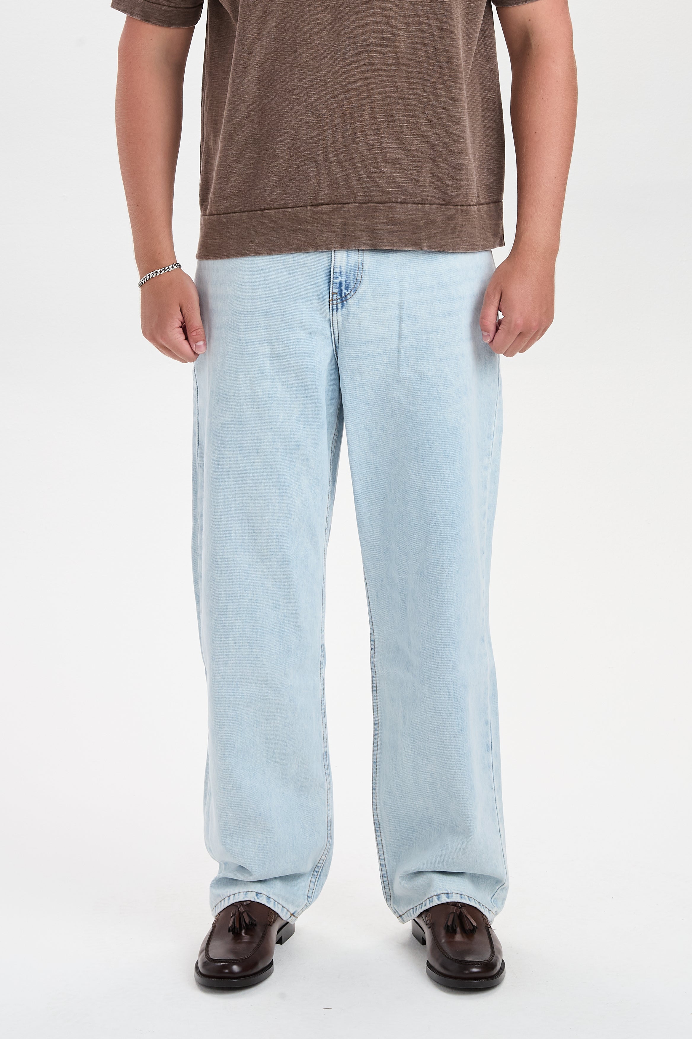 DXHector Relaxed Fit Jeans Lyseblå