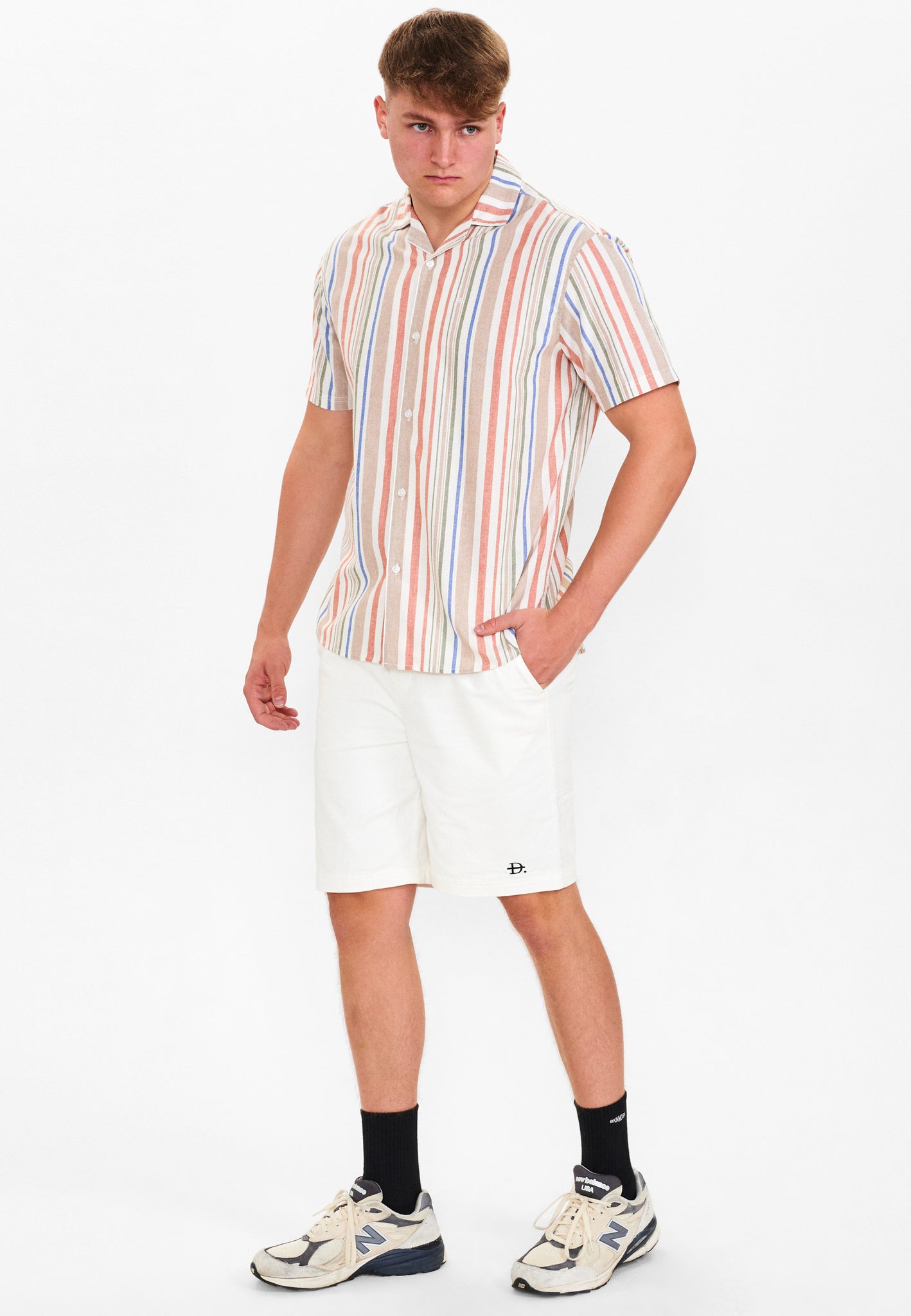 DXNMXRK. DX-Charles Shorts White